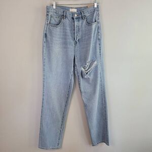 NWT pacsun dad jean size 28 high rise relaxed straight leg streetwear skater den